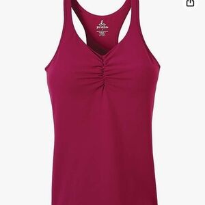 Prana Sabin Chakara Tank Top Racerback Top in Rich Fuchsia Size Small